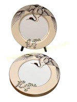 4 Fitz and Floyd Dinner Plates