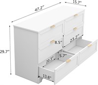 6 Drawer Dresser for Bedroom SEE DESC