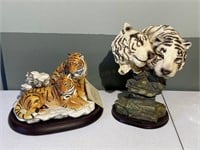 2 Home Interiors Tiger Statues