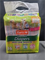 36 Designer Diapers 7 to 12 Lbs
