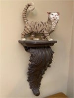 Shelf & Cat Statue