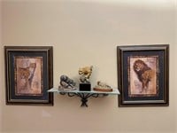 Wildlife Pictures, Shelf & Figurines