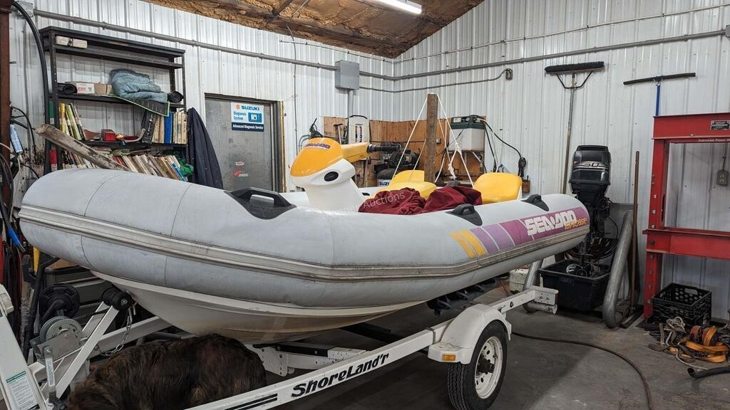 Sea Doo Explorer PWC c/w Trailer