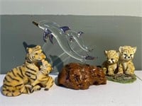 3 Wildlife Figurines