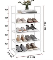 Coapukt Small Shoe Rack,stackable Shoe Stand