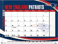 TURNER SPORTS New England Patriots 2022 22X17 Desk