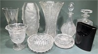 COLLECTION OF GLASS SERVING PIECES