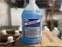 (4) GALLONS - Q-SAN CLEANER / DISINFECTANT