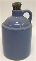 Blue Stoneware Crock Jug