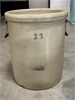 Large Medalta Stoneware Crock- Medicine Hat  Alb.