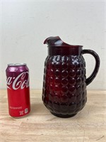 Red water bubble pitcher