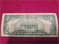 1934 A $5 bill