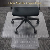 QTY 2 PACK Sillamate Plastic Office Chair Mat