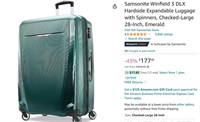 USED Samsonite Winfield 3 DLX Hardside  Luggage