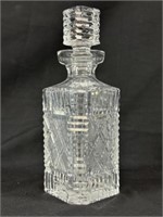 Fine Cut Crystal Decanter w/ Intricate Detailing