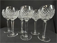 6 Waterford Crystal Alana Oversize Wine Glasses