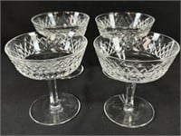 4 Waterford Crystal Alana Champagne Glasses