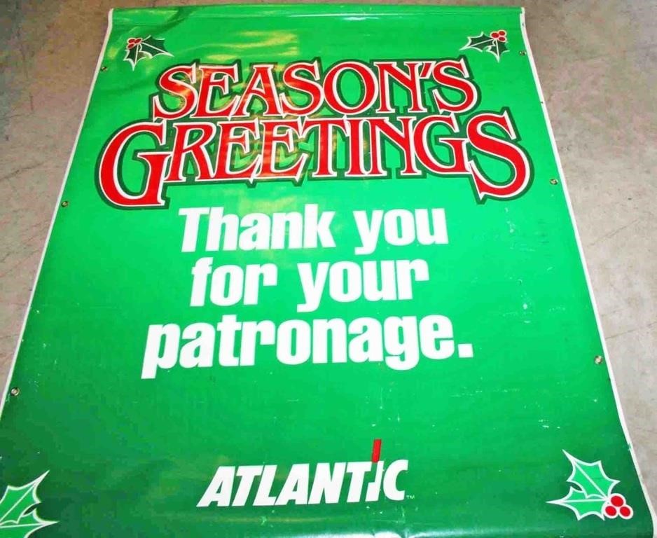 Lg. Vinyl "Season's Greeting" Atlantic Quality