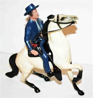1950's Hartland Paladin w/ Horse - Complete 9"H