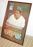 Framed "The Babe" U.S. Postal Stamp Poster #506