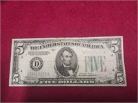 1934 C $5 bill
