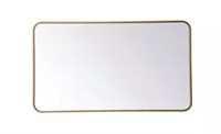 Timeless Home 40 in. H x 24 in. W Wall Mirror