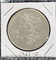 1921-D Morgan Silver Dollar US Mint Coin