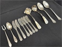 Lot of 12 Sterling Silver Flatware Serving Pieces