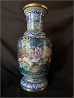 Highly Detailed Chinese Cloisonne Vase