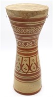 Glazed Ceramic African Drum