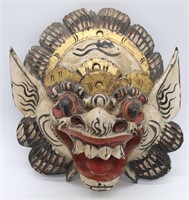 Indonesian Handcarved Barong Dragon Mask