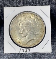 1922 Silver Peace Dollar US Mint Coin