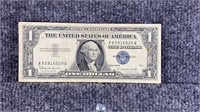 1957-B Silver Certificate US Currency Note