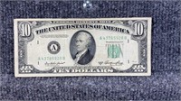 1950-A $10 Federal Reserve Note US Currency