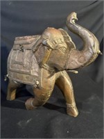Copper Clad Indian Elephant Sculpture