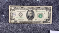 1950-D $20 Federal Reserve Note US Currency