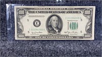 1950 $100 Federal Reserve Note US Currency