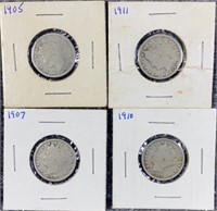 4-V Nickels US Coins