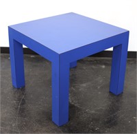 Modern Blue End/Side Table