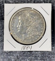 1884 Morgan Silver Dollar US Mint Coin