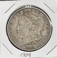 1904 Morgan Silver Dollar US Mint Coin
