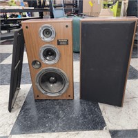 .(2) Technics 3-Way Speaker System SB-CR55