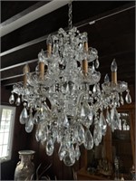 Fabulous 12 Arm Crystal Chandelier 2 Tier