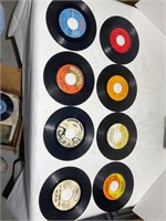 8 pre owned 45 vinyl records