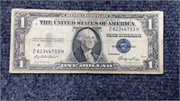 1935-E US $1 Silver Certificate Currency Note