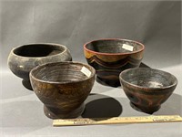 4 Tibetan bowls