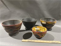 4 Tibetan bowls