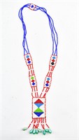 Native American Southwest Beaded Necklace