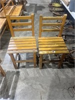Two child chairs