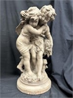 C. Henneckes c. 1895 Babes in the Woods Sculpture